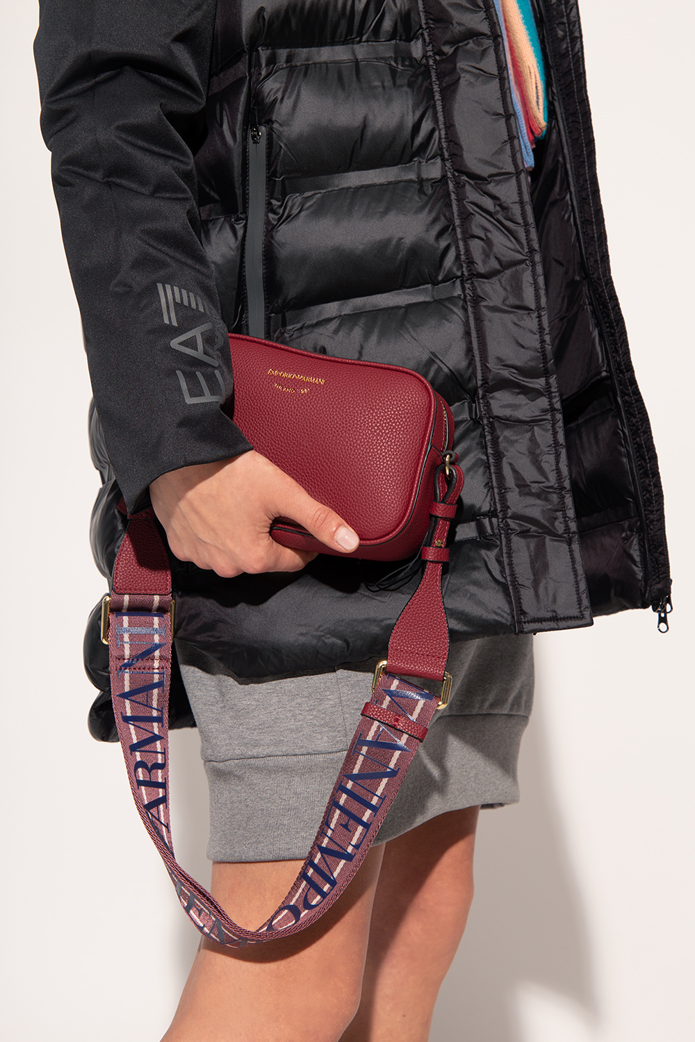 バッグ Emperio Armani Burgundy 2way Shoulderbag undefined